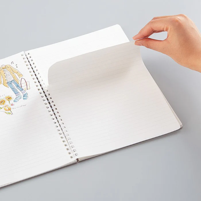 Kokuyo | Cuaderno Soft Ring A5 Black (Rayas) - Image 4