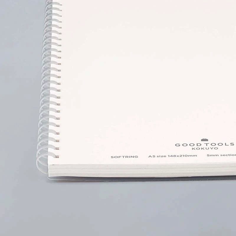 Kokuyo | Cuaderno Soft Ring A5 GOOD TOOLS (Cuadros) - Image 5