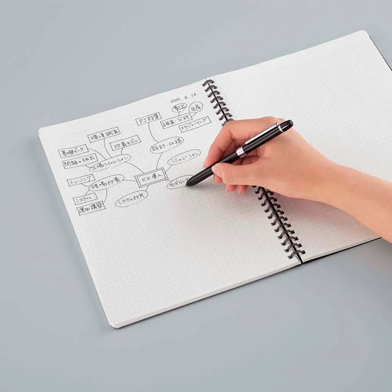 Kokuyo | Cuaderno Soft Ring B5 Black (Cuadros) - Image 6
