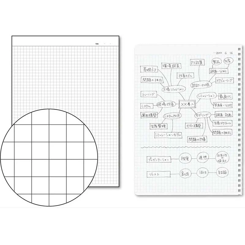 Kokuyo | Cuaderno Soft Ring B5 Black (Cuadros) - Image 7