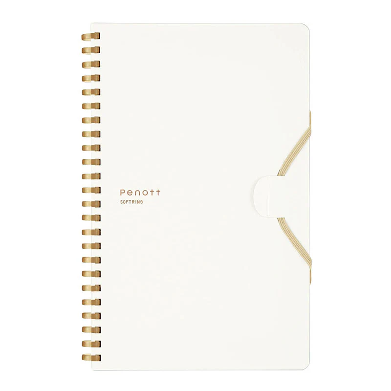 Kokuyo | Cuaderno Soft Ring Penott A5 White (Cuadros)