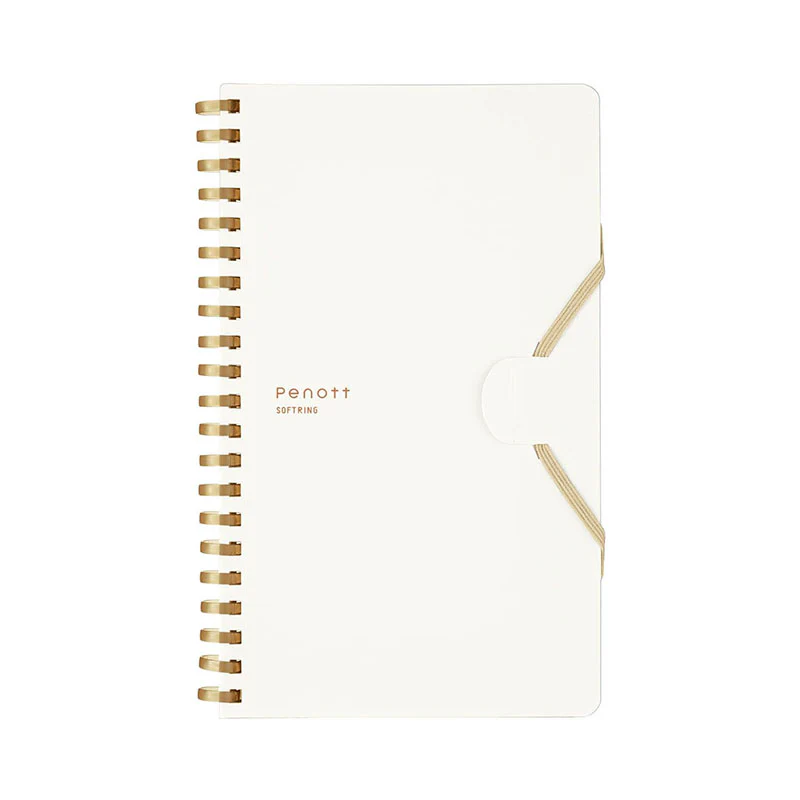 Kokuyo | Cuaderno Soft Ring Penott B6 White (Cuadros)
