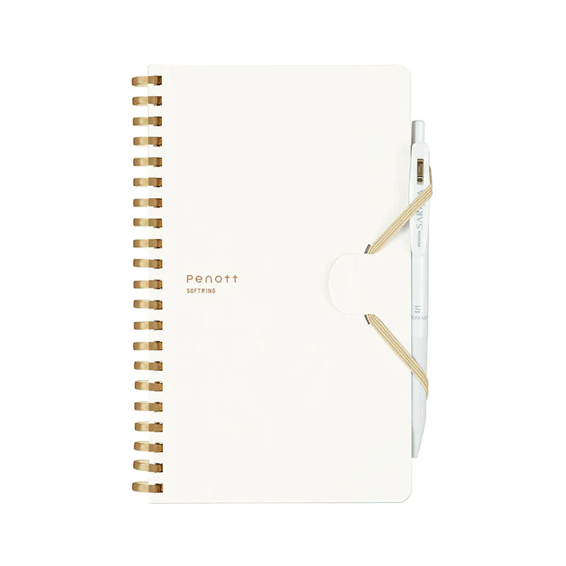 Kokuyo | Cuaderno Soft Ring Penott B6 White (Cuadros) - Image 2