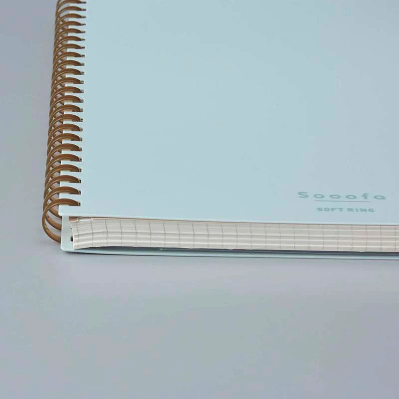 Kokuyo | Cuaderno Soft Ring Sooofa A5 Warm Gray (Cuadros) - Image 11