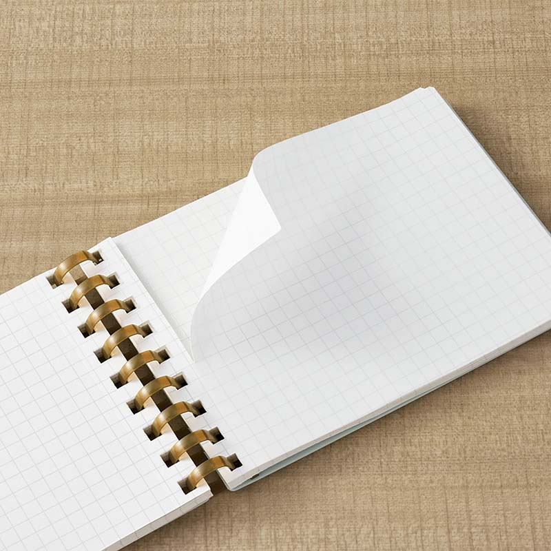 Kokuyo | Cuaderno Soft Ring Sooofa A6 Green (Cuadros) - Image 5