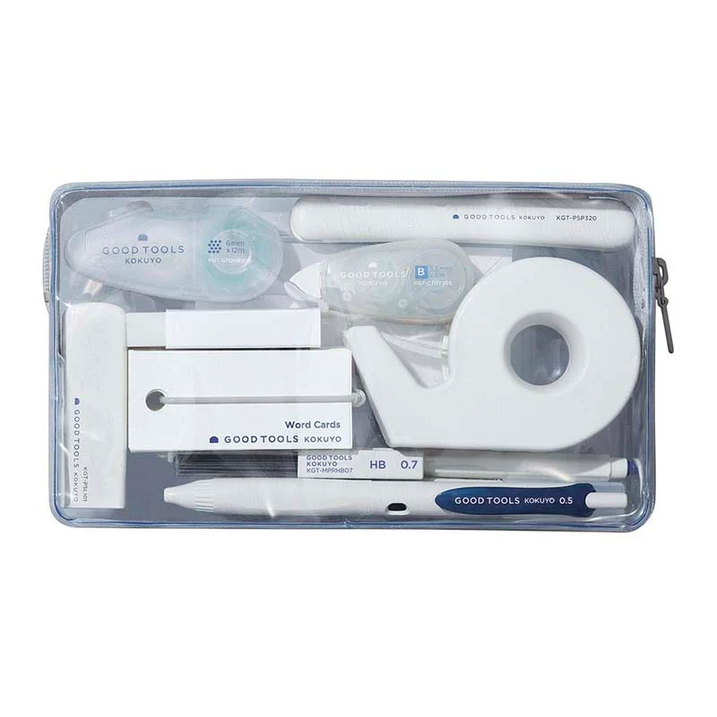 Kokuyo | Funda Estuche Pouch Good Tools Clear White - Image 3