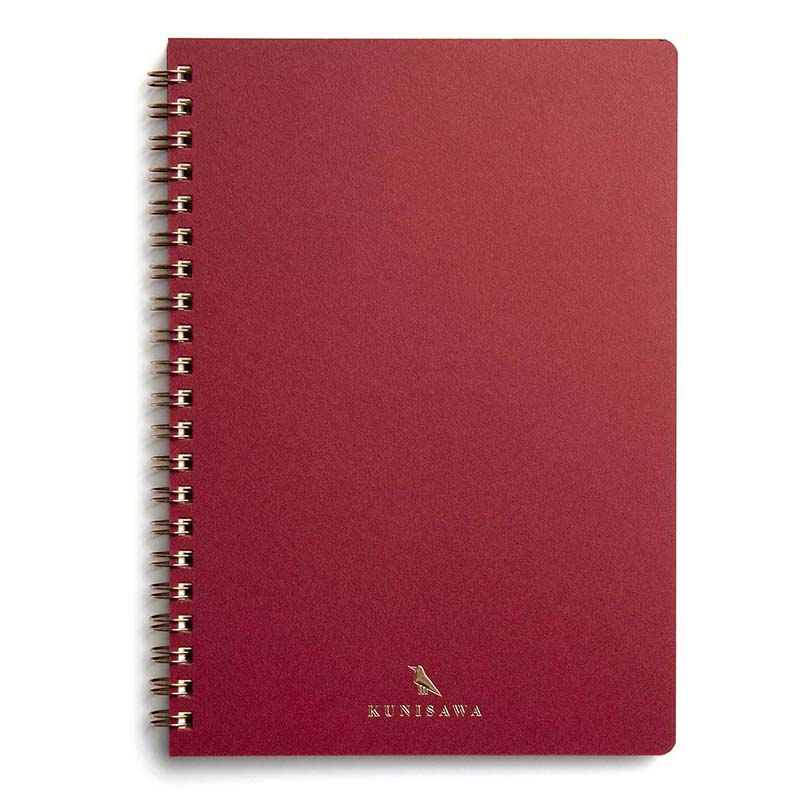 Kunisawa | Cuaderno A5 Find Ring Note Rouge