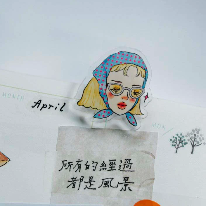 La Dolce Vita | Clip Acrílico Head Scarf Girl - Image 2