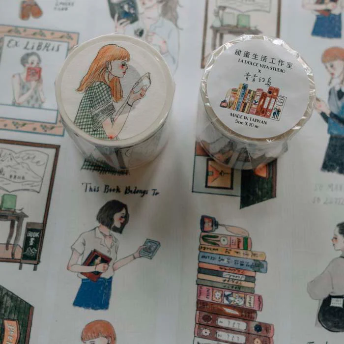 La Dolce Vita | Life In A Bookstore Paper Tape - Image 4