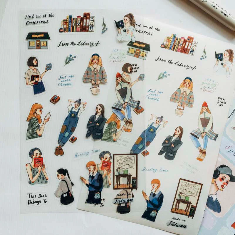 La Dolce Vita | Pegatinas Life In A Bookstore (2pc)