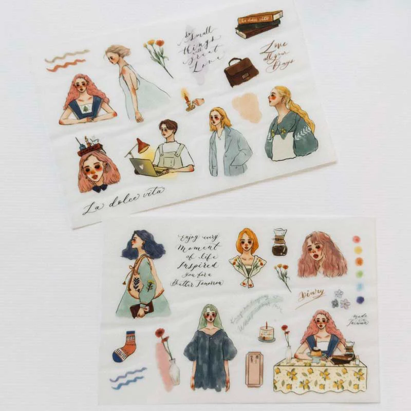 La Dolce Vita | Pegatinas Transferibles Every Day Is A New Day (2pc)