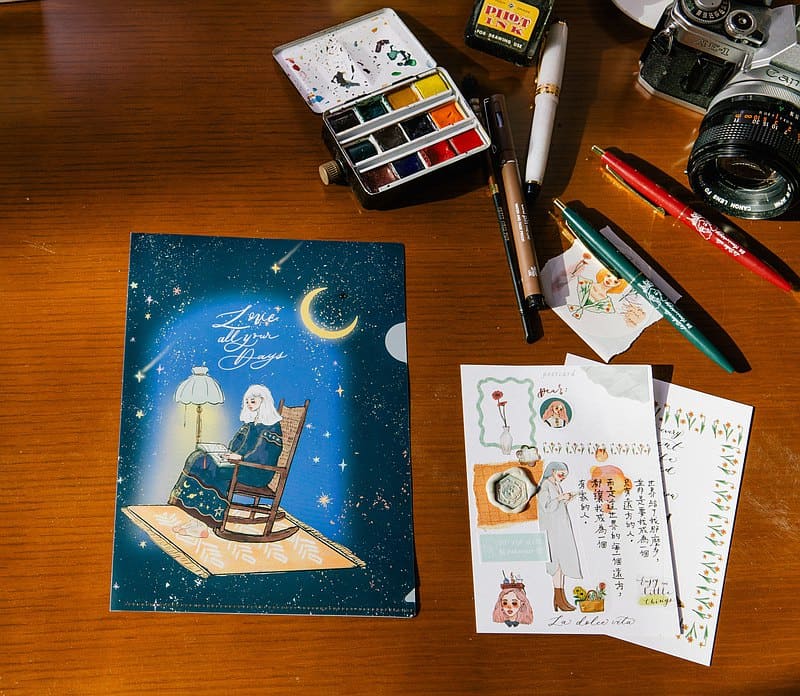 La Dolce Vita | Portafolios A5 The Day Has Stars And Moon - Image 2
