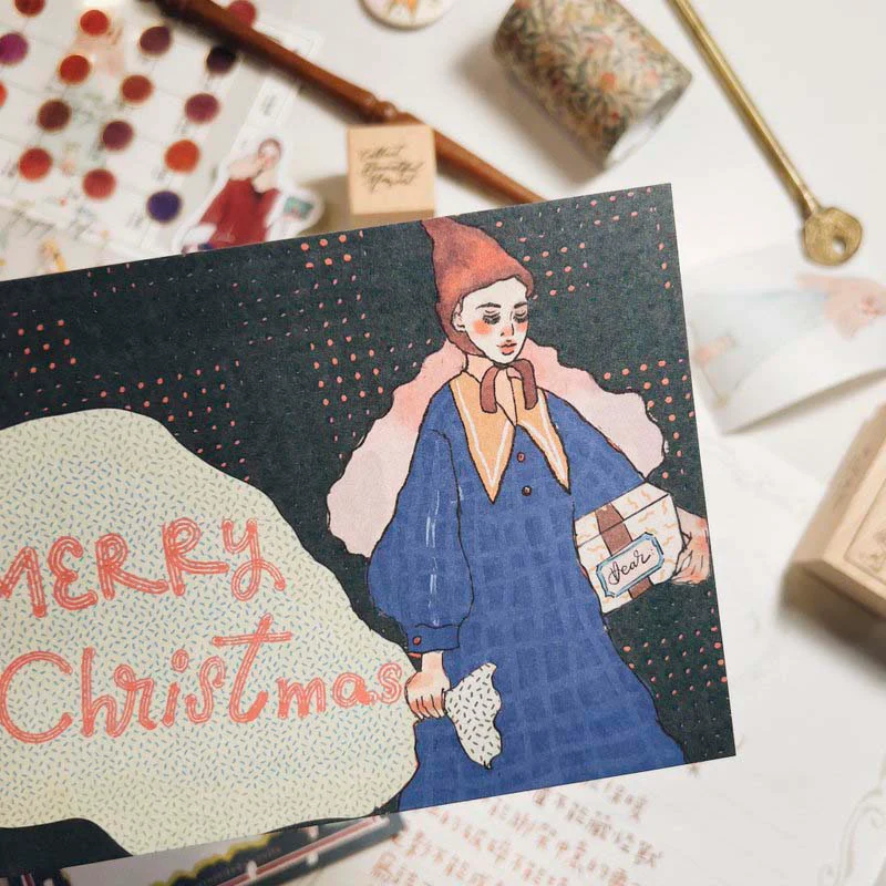La Dolce Vita | Postal Christmas Red Hat - Image 2