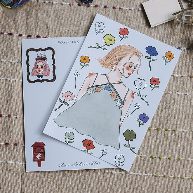 La Dolce Vita | Postal Wind Flower Girl