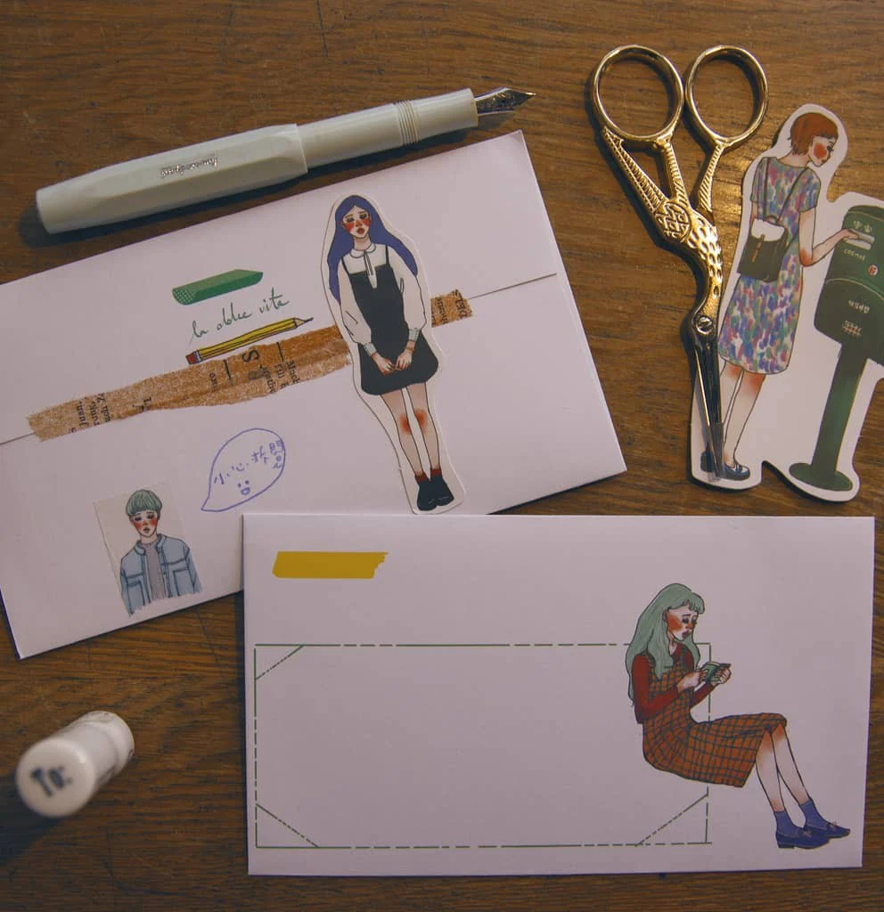 La Dolce Vita | Set de Pegatinas Stationery Girl (30pc) - Image 12