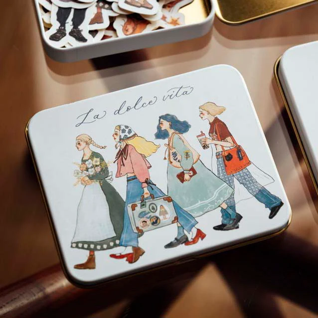 La Dolce Vita | Set de Pegatinas We Move Forward Happily (30pc)