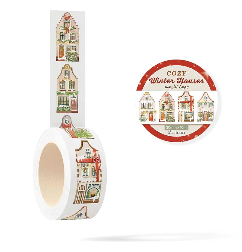 LETTOOn | Cozy Winter Houses Washi Tape - Image 2