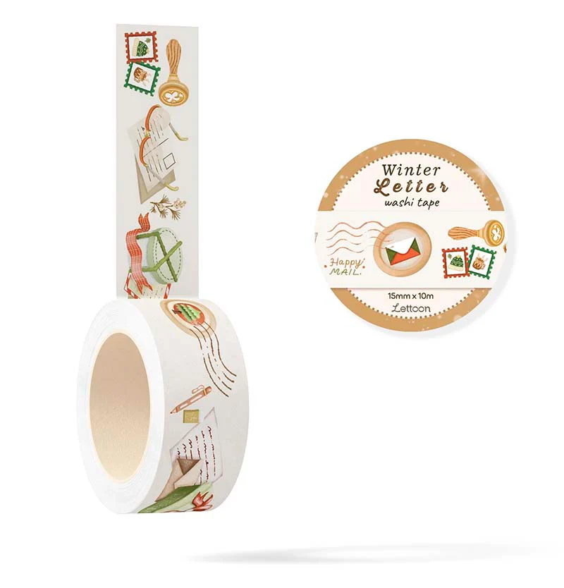 LETTOOn | Winter Letter Washi Tape - Image 2