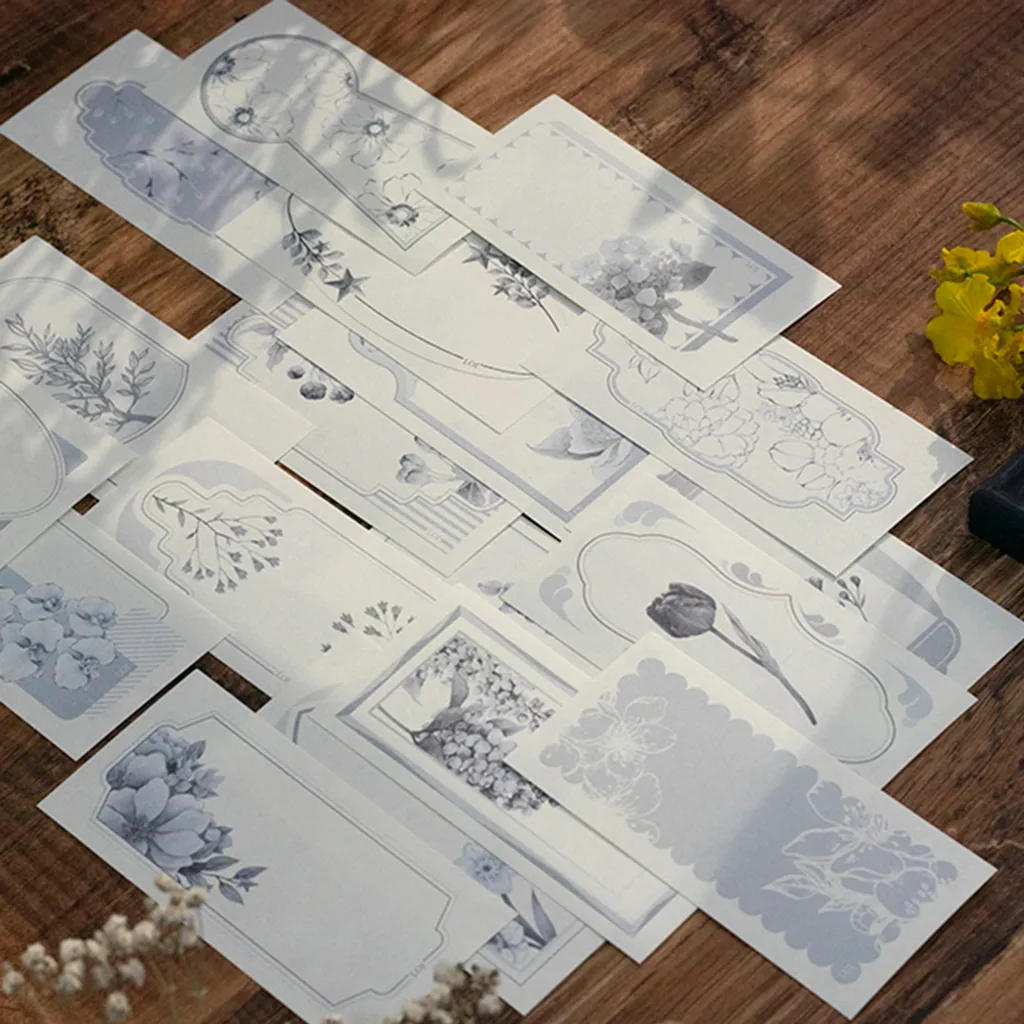 Loi Design | Papeles Decorativos Flower Collection Navy Blue - Image 4