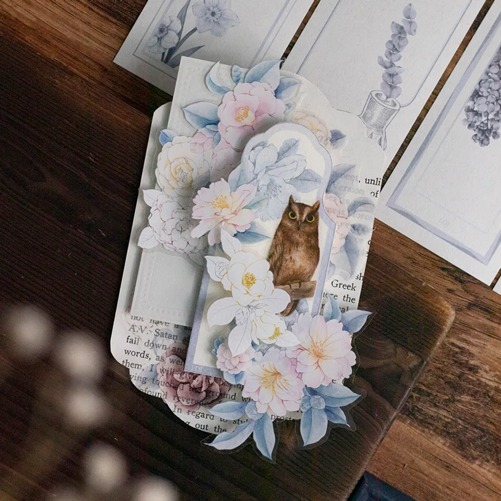 Loi Design | Papeles Decorativos Flower Collection Navy Blue - Image 5
