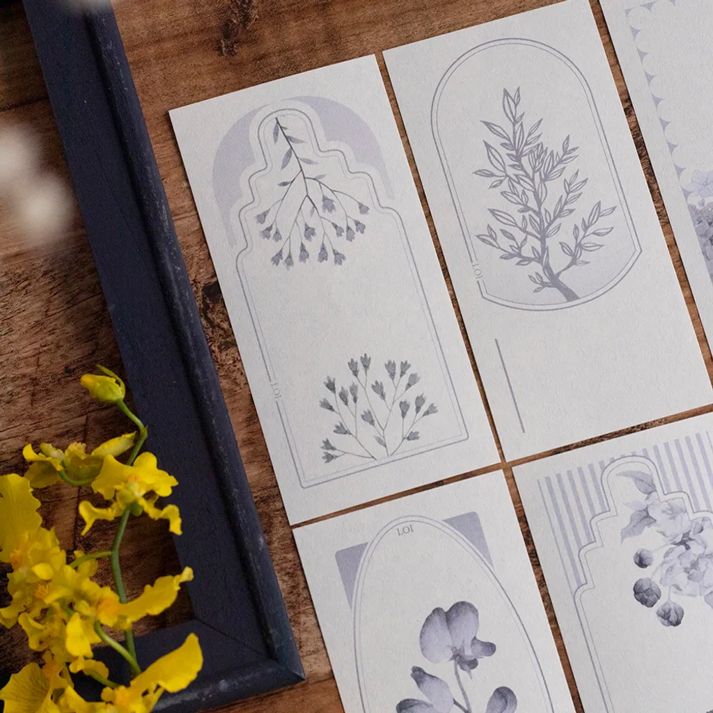 Loi Design | Papeles Decorativos Flower Collection Navy Blue - Image 9