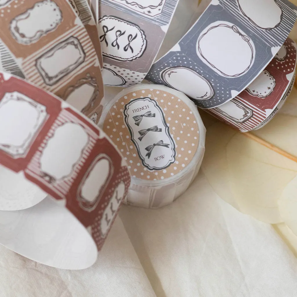 Loi Design | Pegatinas en Rollo French Bow Die-Cut Paper Tape