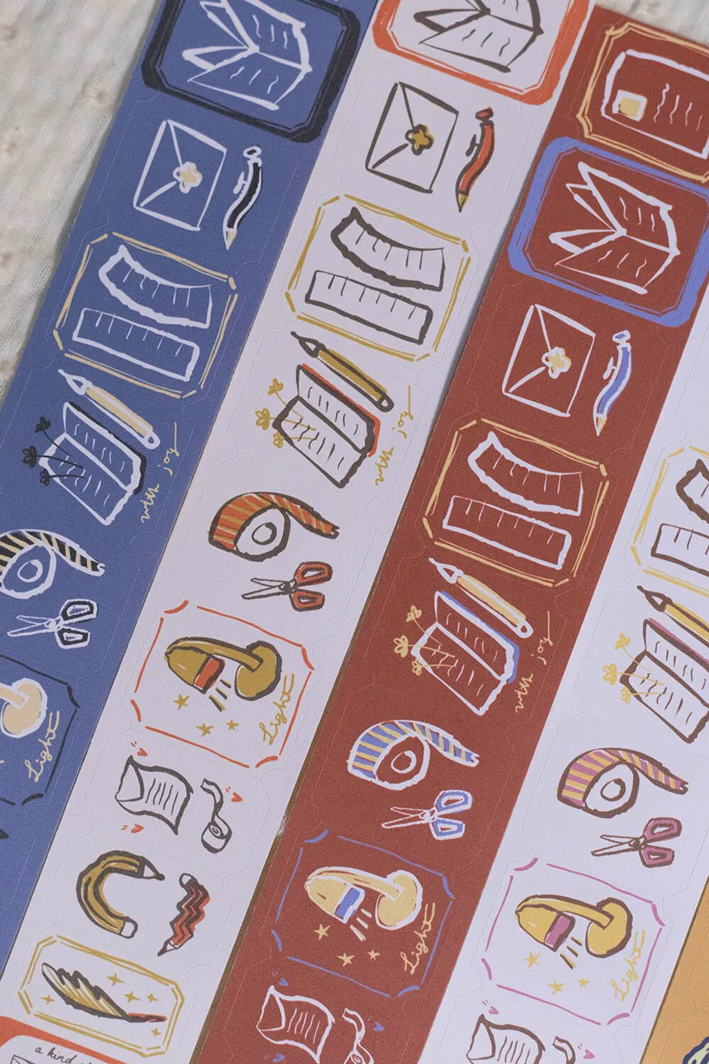 Loi Design | Pegatinas en Rollo Stationery Garther Die-Cut Paper Tape - Image 2