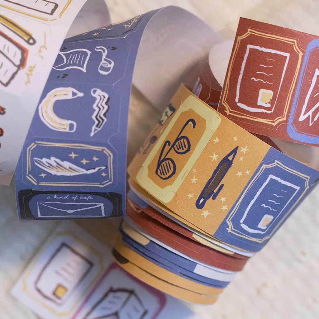 Loi Design | Pegatinas en Rollo Stationery Garther Die-Cut Paper Tape - Image 3