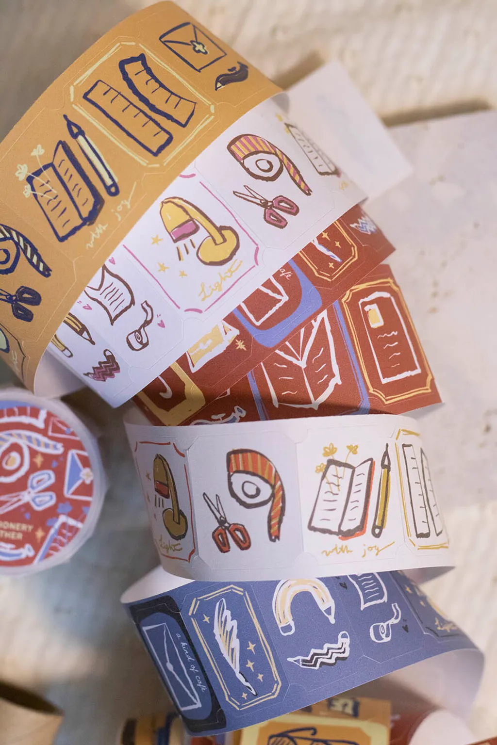 Loi Design | Pegatinas en Rollo Stationery Garther Die-Cut Paper Tape - Image 8