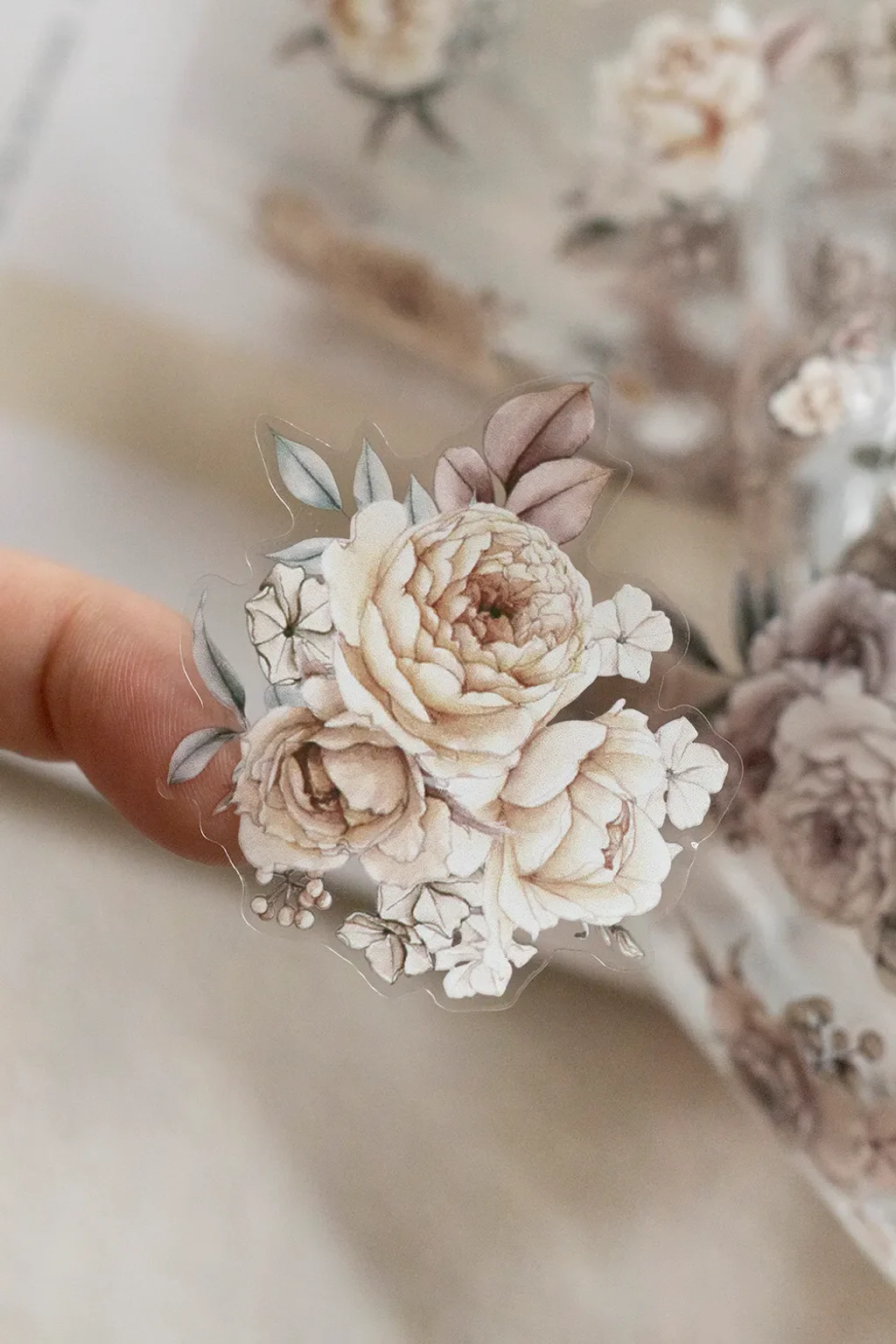 Loi Design | Pegatinas en Rollo The Amber Bloom Die-Cut PET Tape - Image 4
