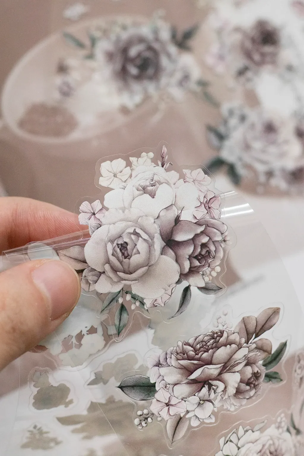 Loi Design | Pegatinas en Rollo The Amber Bloom Die-Cut PET Tape - Image 5