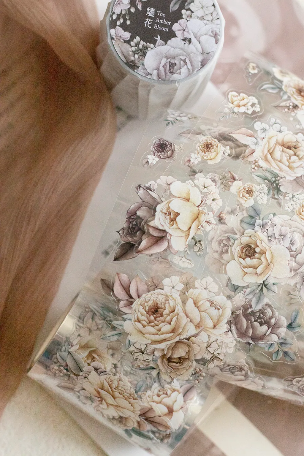 Loi Design | Pegatinas en Rollo The Amber Bloom Die-Cut PET Tape - Image 7