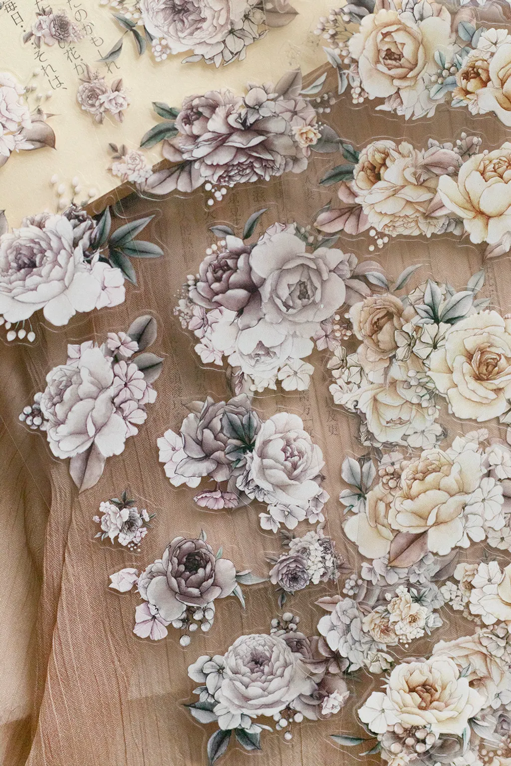 Loi Design | Pegatinas en Rollo The Amber Bloom Die-Cut PET Tape - Image 9