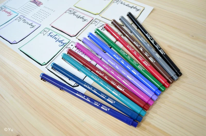 Marvy Uchida | Rotulador Pincel Le Pen Flex (16 Colores) - Image 3