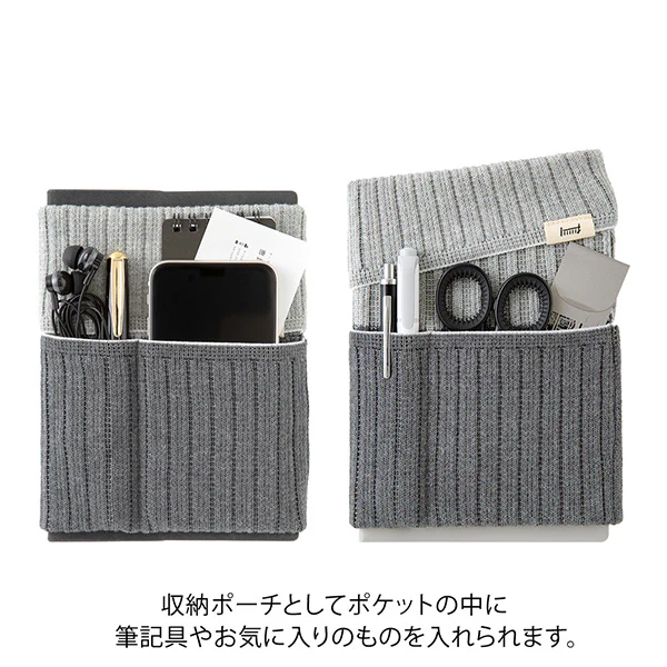 Midori | Banda Haramaki A6 - B6 Two-Tone Gray - Image 4