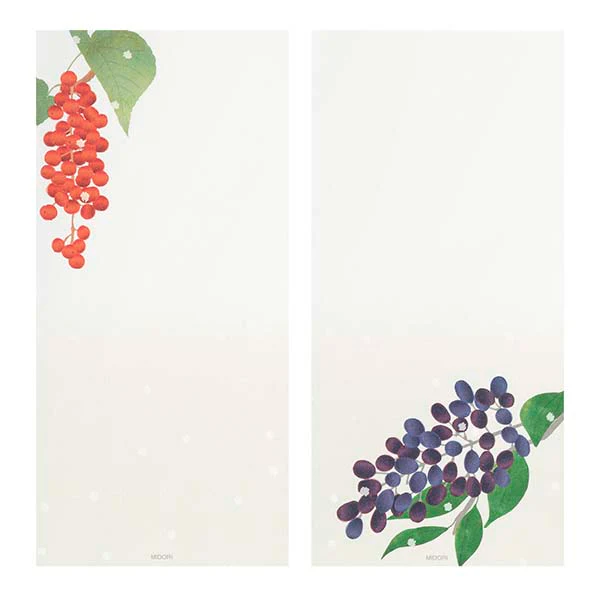 Midori | Bloc de Notas Vertical Four Winter Fruit - Image 2