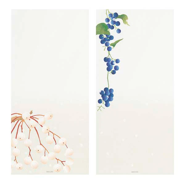 Midori | Bloc de Notas Vertical Four Winter Fruit - Image 3