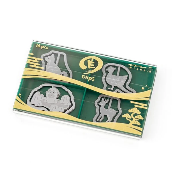 Midori | Clips Metálicos Etching Animales Japoneses - Image 4