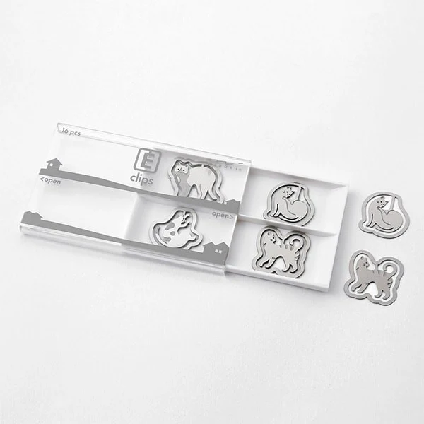 Midori | Clips Metálicos Etching Gatos - Image 5