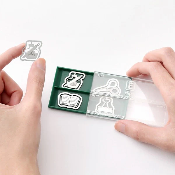 Midori | Clips Metálicos Etching Papelería - Image 2