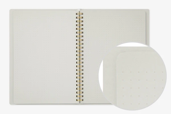 Midori | Cuaderno Anillas Color A5 Puntos Gray - Image 7