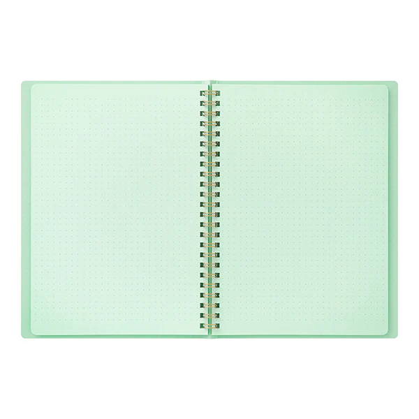 Midori | Cuaderno Anillas Color A5 Puntos Green - Image 3