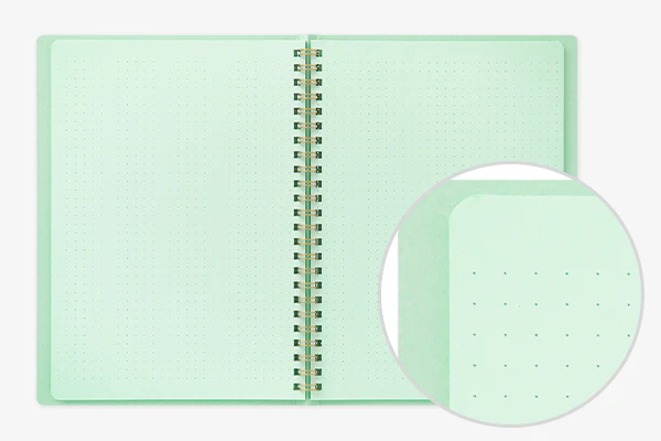Midori | Cuaderno Anillas Color A5 Puntos Green - Image 7