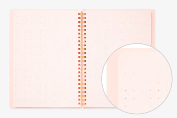 Midori | Cuaderno Anillas Color A5 Puntos Pink - Image 8