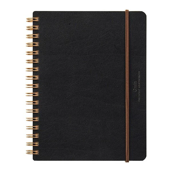 Midori | Cuaderno de Anillas WM Grain B6 Negro