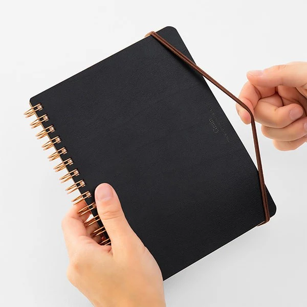 Midori | Cuaderno de Anillas WM Grain B6 Negro - Image 2