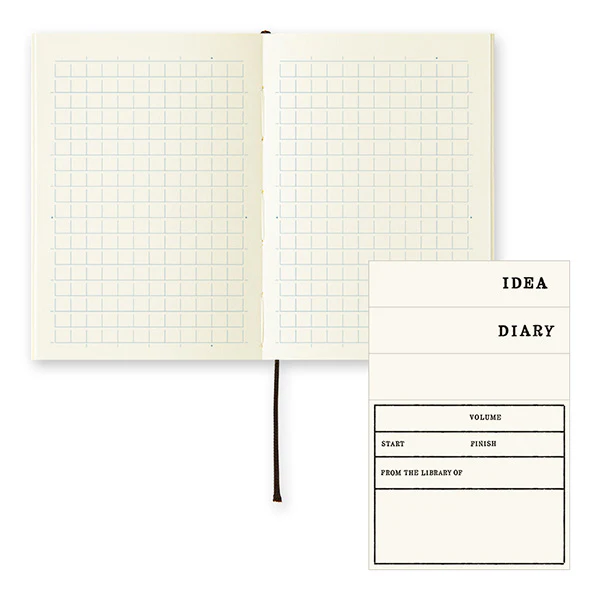 Midori | Cuaderno MD Midori Notebook A7 Cuadros - Image 2