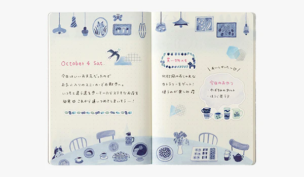 Midori | Cuaderno Yuru Log B6 Blue Nordic - Image 6