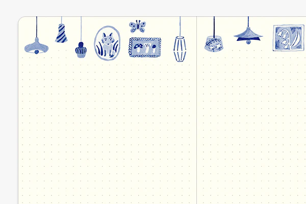 Midori | Cuaderno Yuru Log B6 Blue Nordic - Image 9