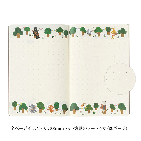 Midori | Cuaderno Yuru Log B6 Forest Animal - Image 5
